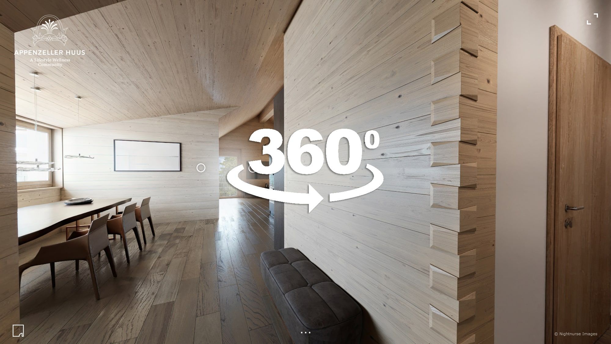 360 Grad Tour - Haus Himmelberg in Gonten Appenzell