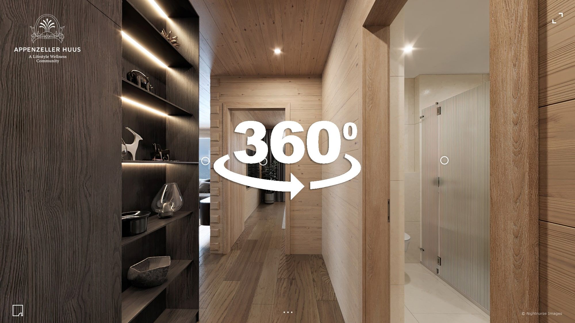 360 Grad Tour - Haus Kronberg in Gonten Appenzell