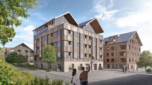 Umbau und Neubau 7 Gebäude in Gonten Appenzell